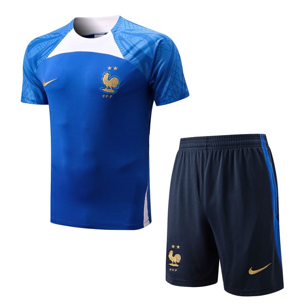 Camiseta Entrenamiento Francia Conjunto Completo 2022/23 Azul 2
